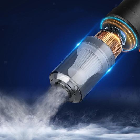 3-in-1 Vacuum Cleaner for Car & Home – Compact, Cordless, Wet & Dry, Blower Function, Mini & Portable for Sofa, Dust, and Deep Cleaning - portable vacuum cleaner for car, bike and sofa