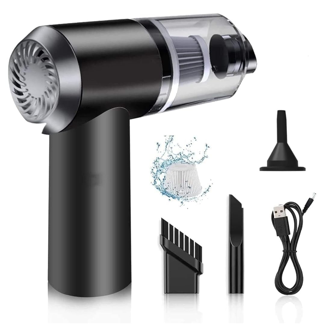 3-in-1 Vacuum Cleaner for Car & Home – Compact, Cordless, Wet & Dry, Blower Function, Mini & Portable for Sofa, Dust, and Deep Cleaning - portable vacuum cleaner for car, bike and sofa